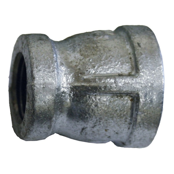 2in. x 1/2in. Galvanized Iron Reducing Coupling, Banded